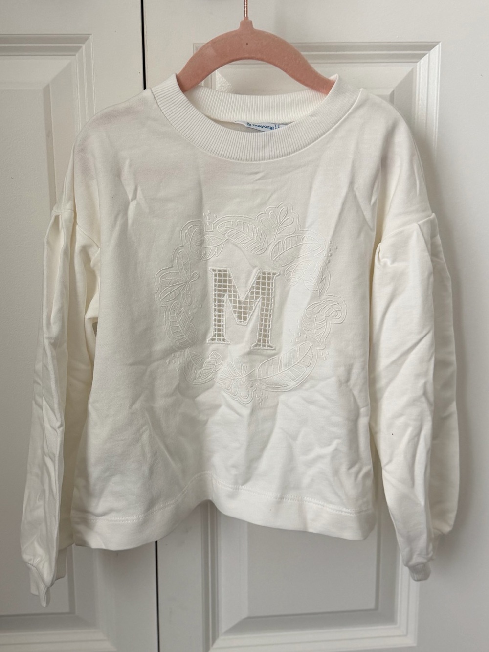Mayoral Cream Crewneck Tee NWOT